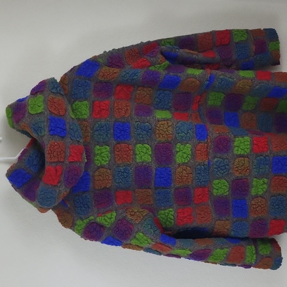 Charlotte & Louis Wool Blend Colorful Jacket Size EU 48 / US 16 - Picture 10 of 12